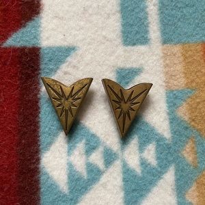 Western Brass Collar Cuffs